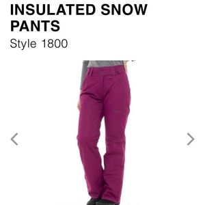 INSULATED SNOW PANTS